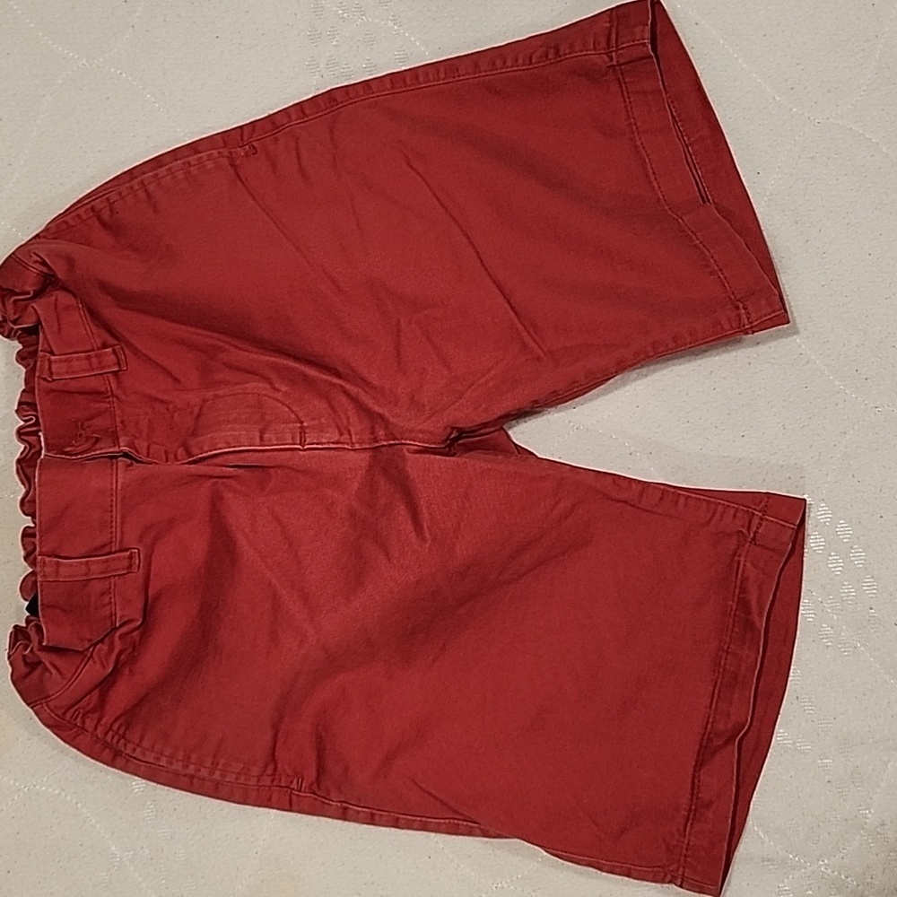 Boys Woven Flat-Front Shorts Size 7. Multiple colors.